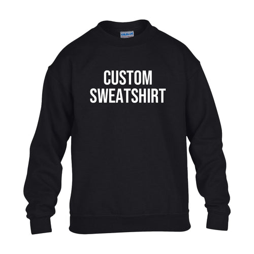 Custom Youth Sweatshirt – Personalized Kids Hoodie with Your Text, Logo, or Photo - printwithsky