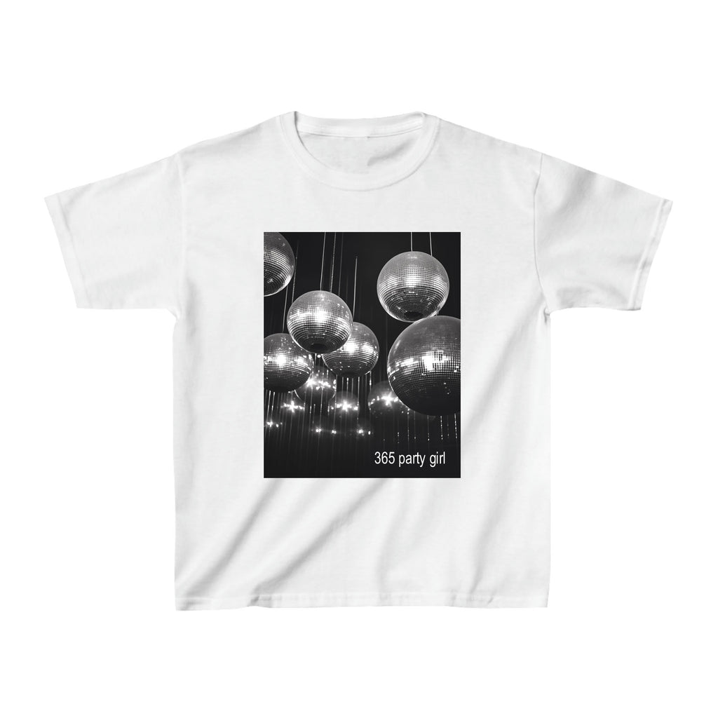 Disco Ball 365 Party Girl Baby Tee - printwithsky