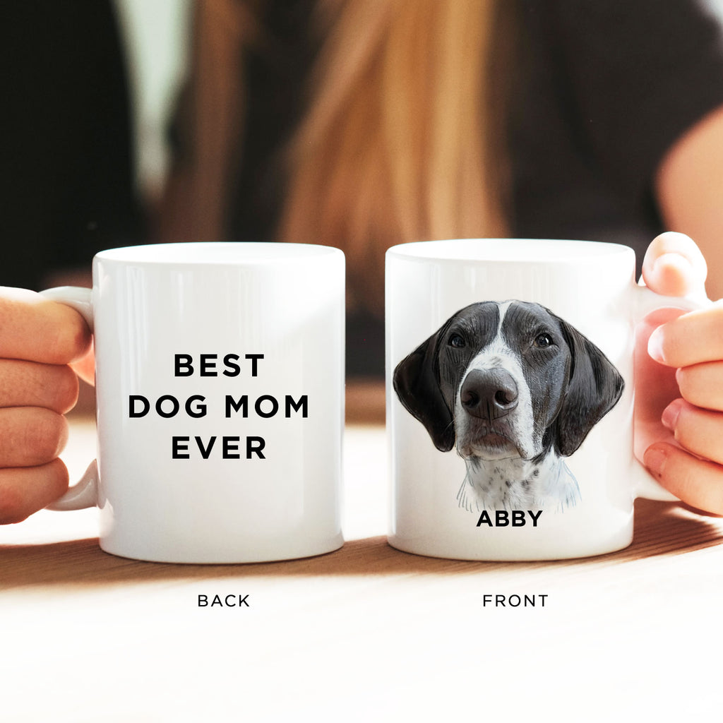 Custom Pet Portrait Mug – Personalized Dog & Cat Coffee Cup | Perfect Gift for Pet Parents