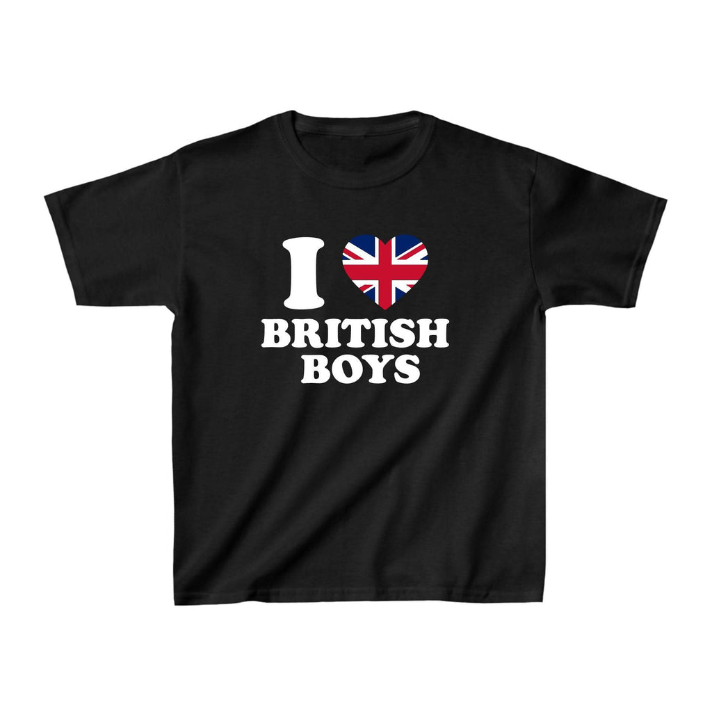 I love British Boys Baby Tee - printwithsky