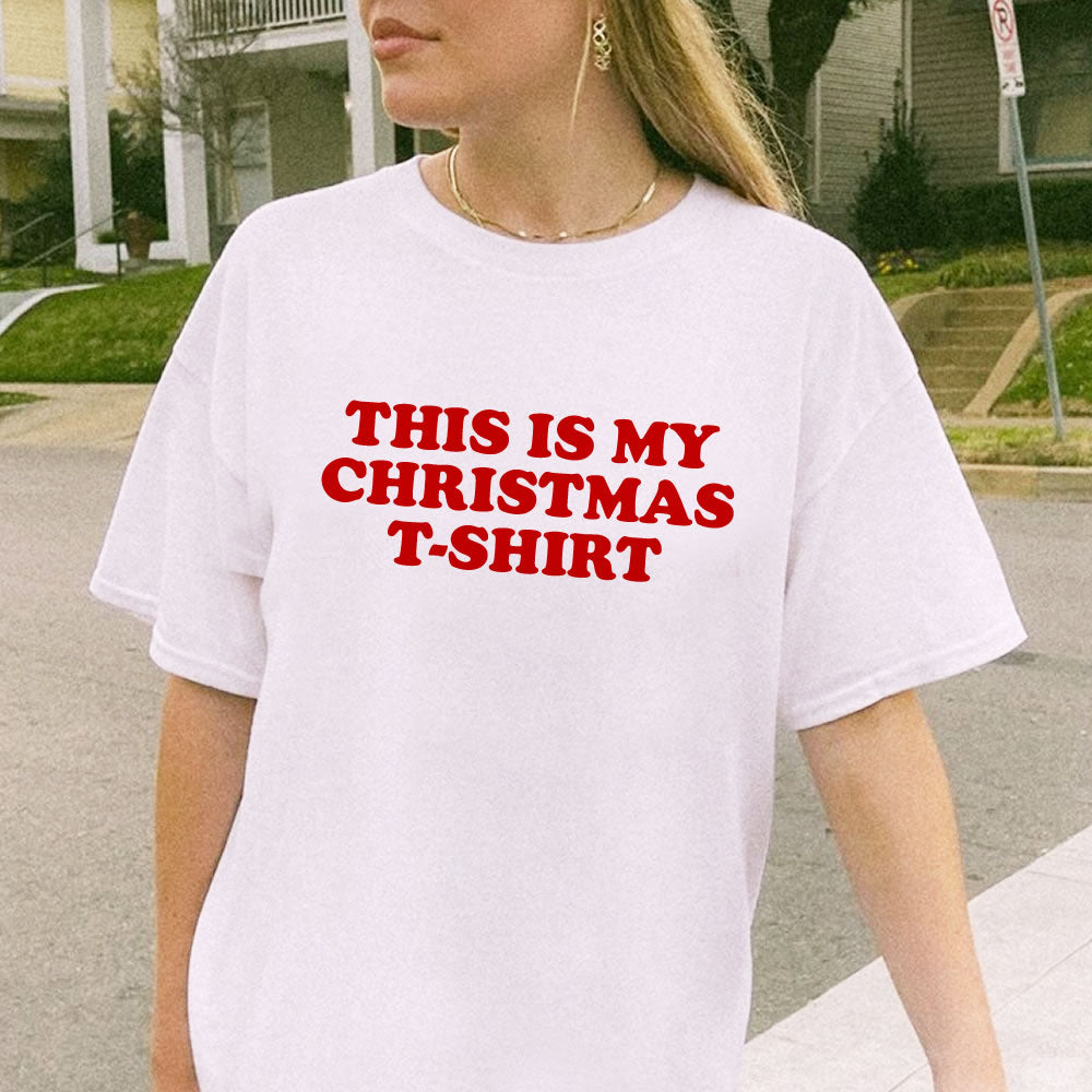 This Is My Christmas T-Shirt - printwithsky