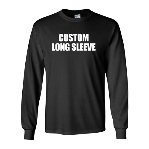 Custom Long Sleeve T-Shirt - Personalized Unisex Long Sleeve Tee - printwithsky