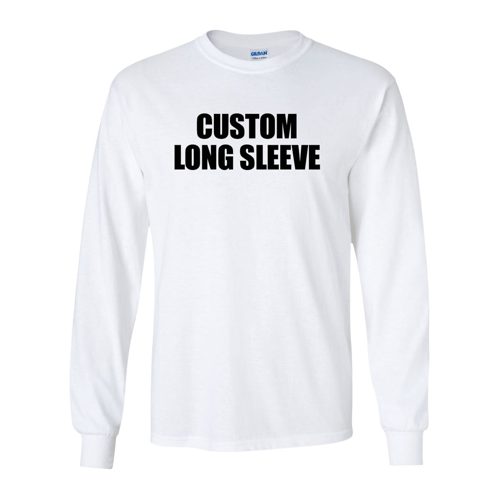 Custom Long Sleeve T-Shirt - Personalized Unisex Long Sleeve Tee