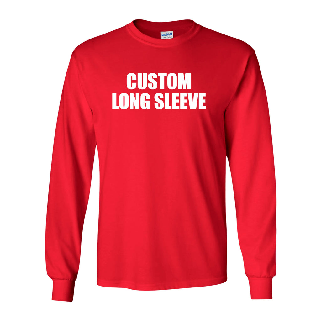 Custom Long Sleeve T-Shirt - Personalized Unisex Long Sleeve Tee