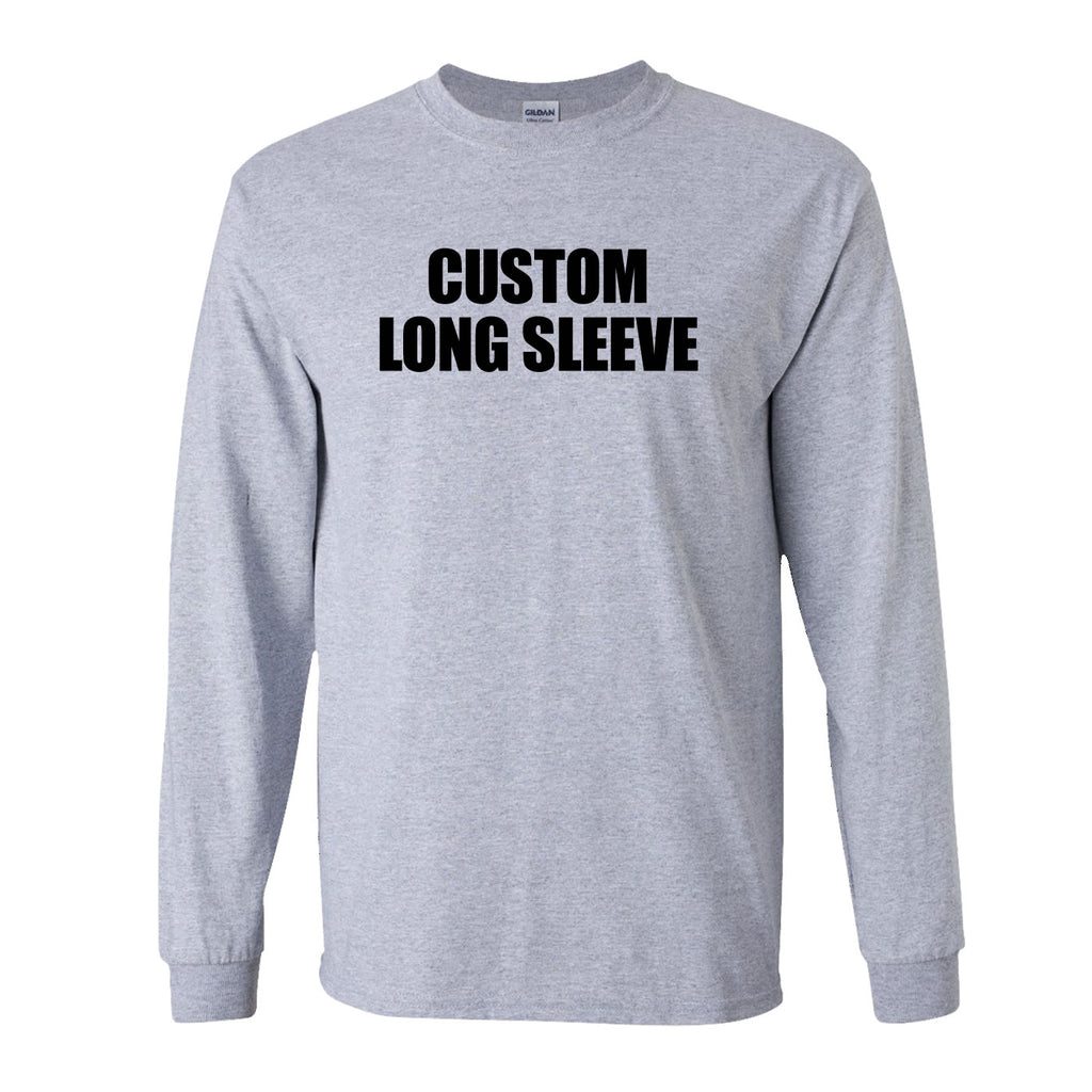 Custom Long Sleeve T-Shirt - Personalized Unisex Long Sleeve Tee