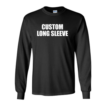 Custom Long Sleeve T-Shirt - Personalized Unisex Long Sleeve Tee