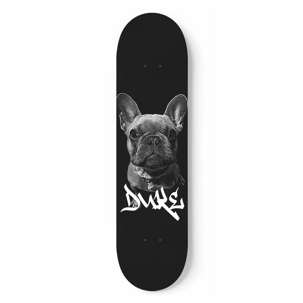 Custom Pet Skateboard Wall Art – Personalized Dog & Cat Portrait on Skate Deck | Unique Custom Pet Gift & Home Decor