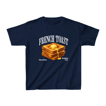 French Toast Baby Tee – 90s Retro Tee | Y2K Aesthetic Foodie Graphic Shirt