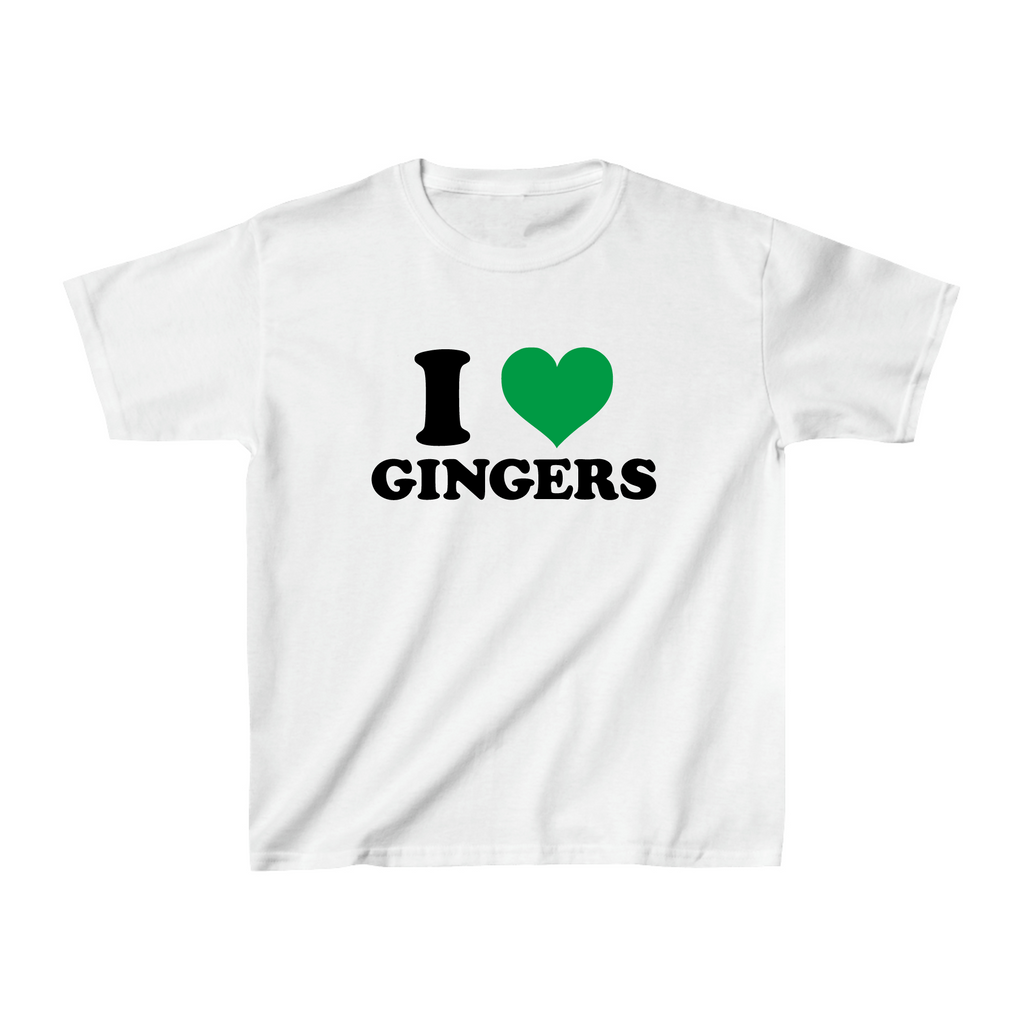 I Love Gingers Baby Tee - printwithsky - St Patricks Day Shirt