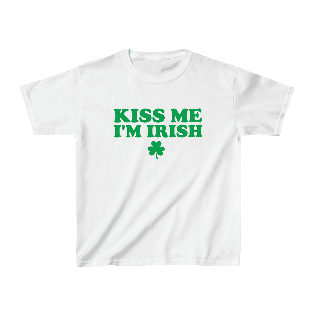 Kiss Me I'm Irish Baby Tee - printwithsky