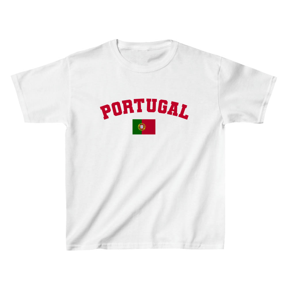 Portugal Baby Tee - printwithsky