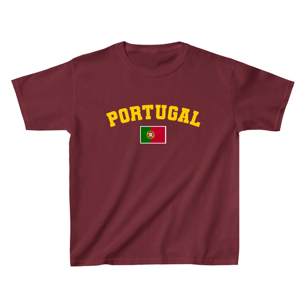 Portugal Baby Tee - printwithsky