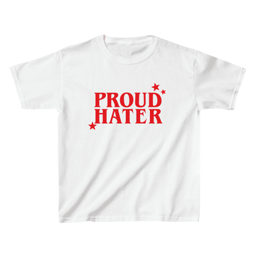 Proud Hater Baby Tee - printwithsky