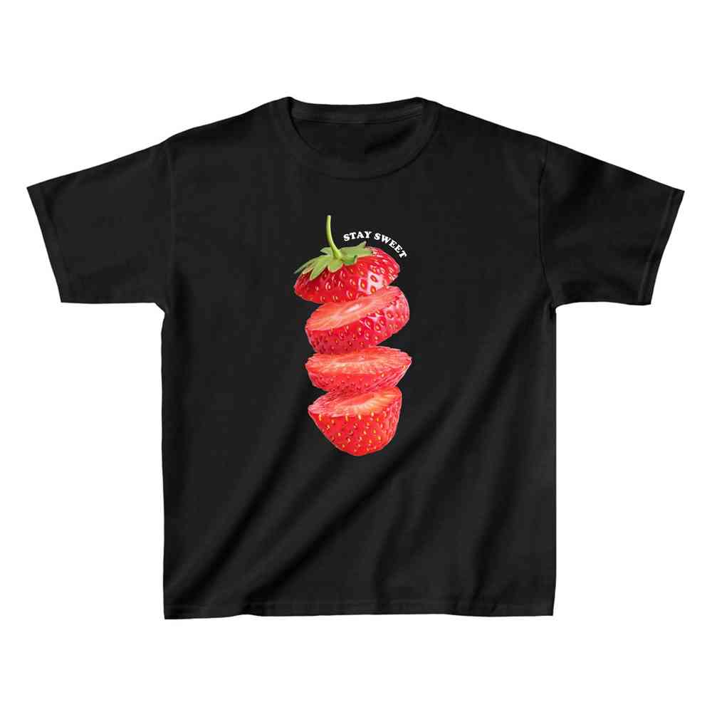 Strawberry Stay Sweet Baby Tee - printwithsky