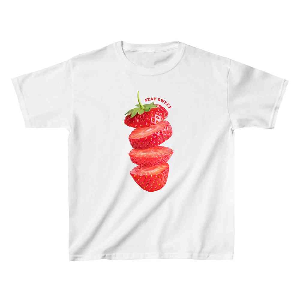 Strawberry Stay Sweet Baby Tee - printwithsky