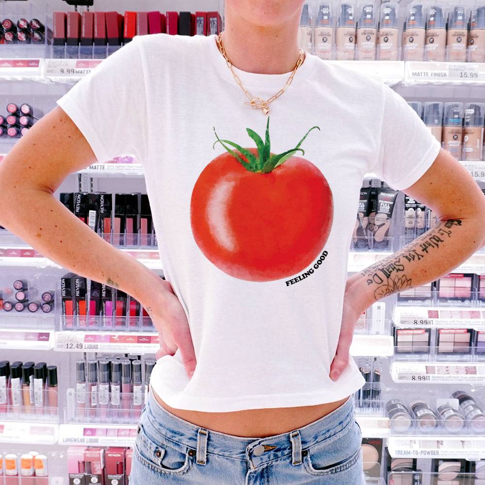 Tomato Baby Tee - printwithsky