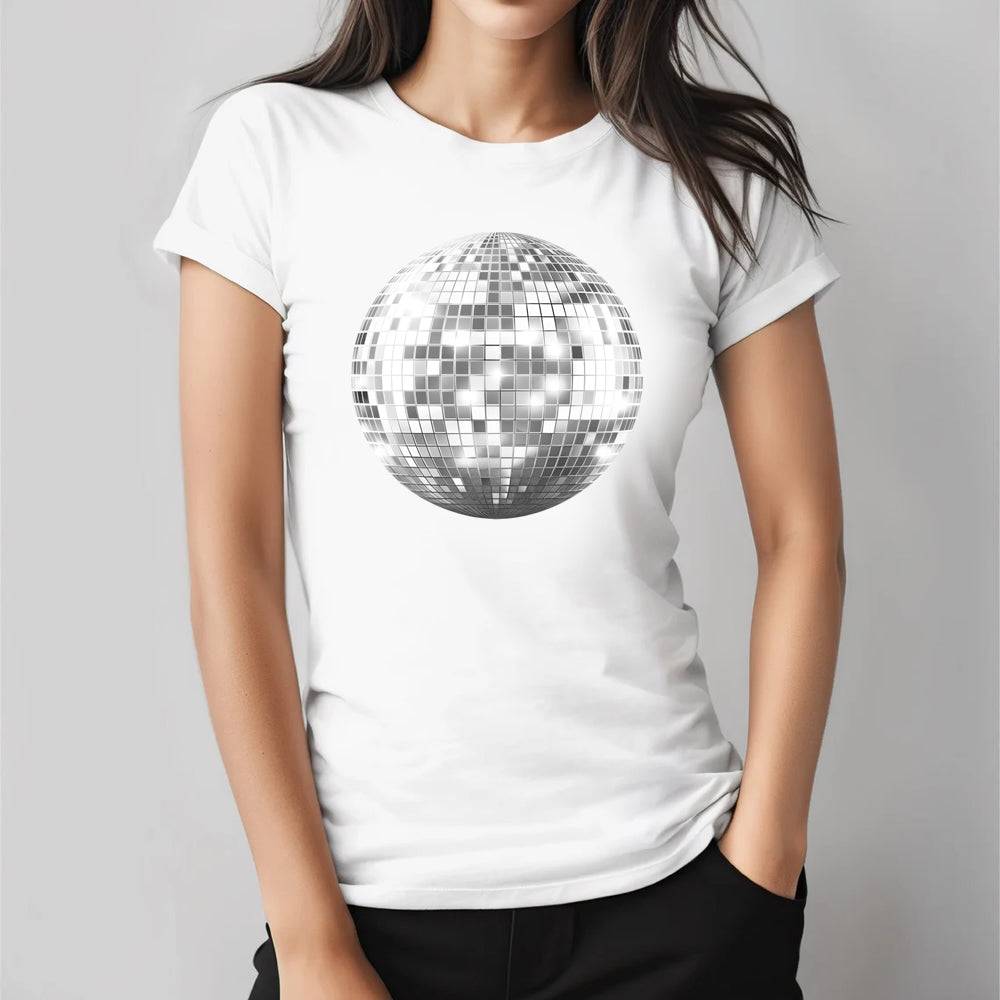 Disco Ball Women's Tee - printwithsky