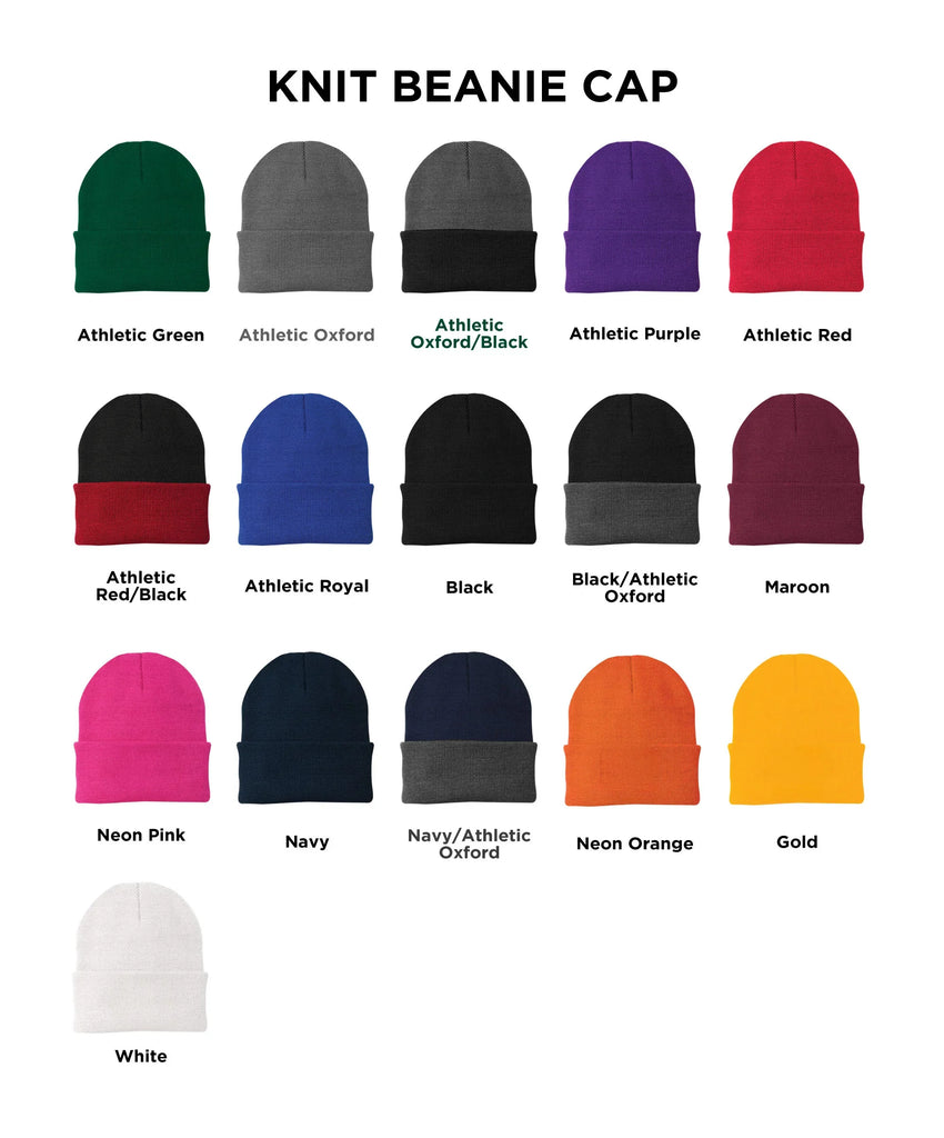 beanie Color chart