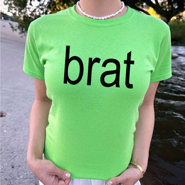 Brat Baby Tee - printwithsky