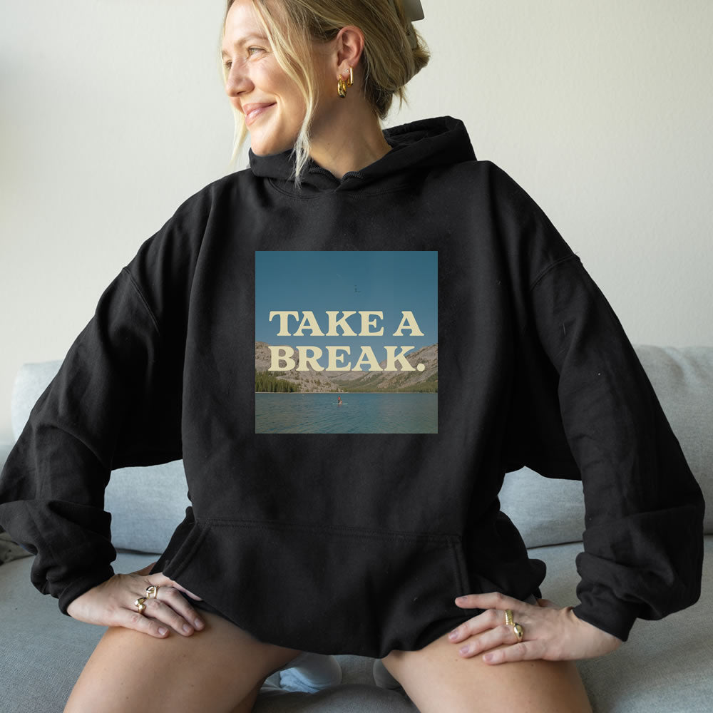 Take a Break Hoodie | Relaxation Unisex Pullover
