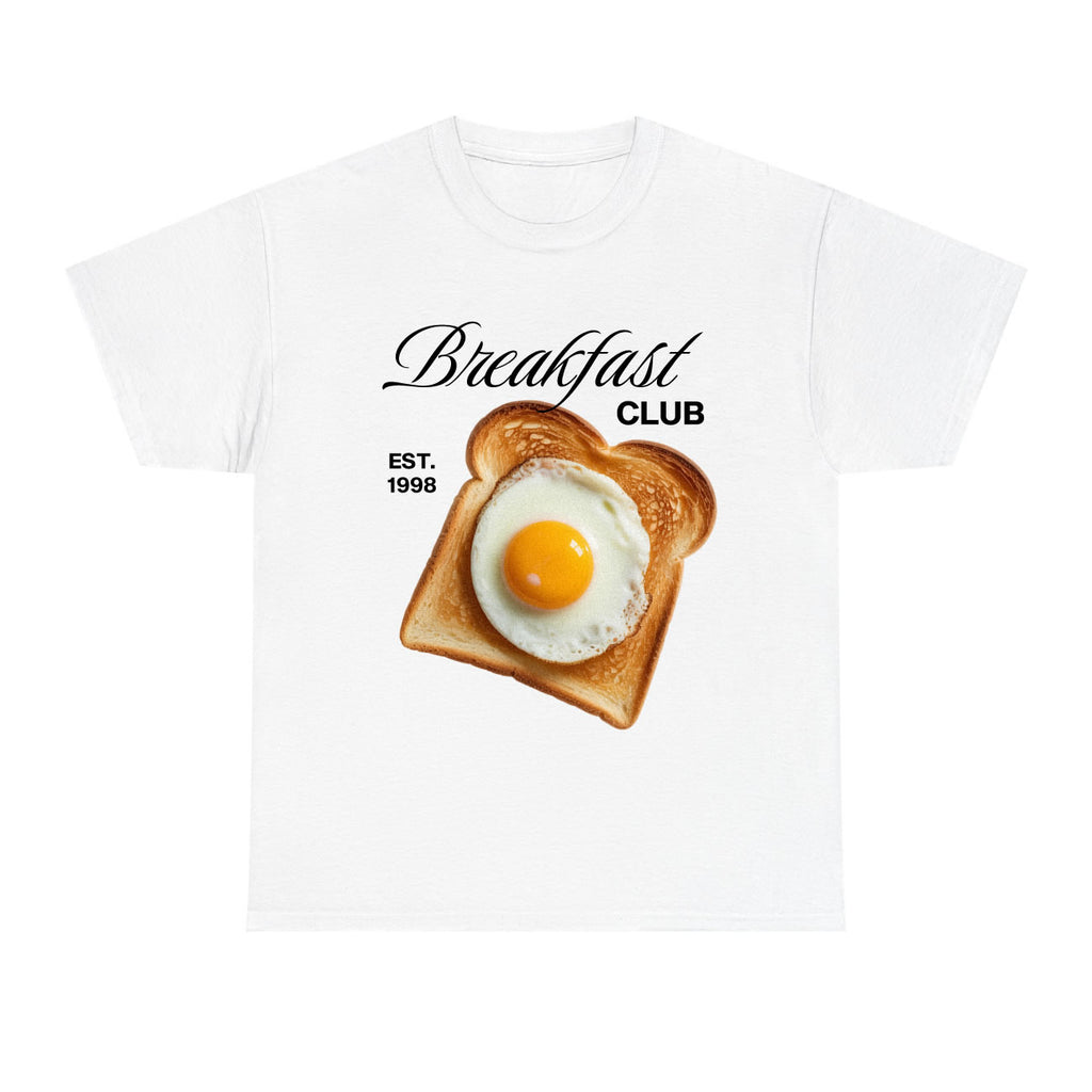 Breakfast Club Unisex T‑Shirt | Retro Food Graphic Tee, Funny Streetwear Top
