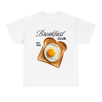 Breakfast Club Unisex T‑Shirt | Retro Food Graphic Tee, Funny Streetwear Top