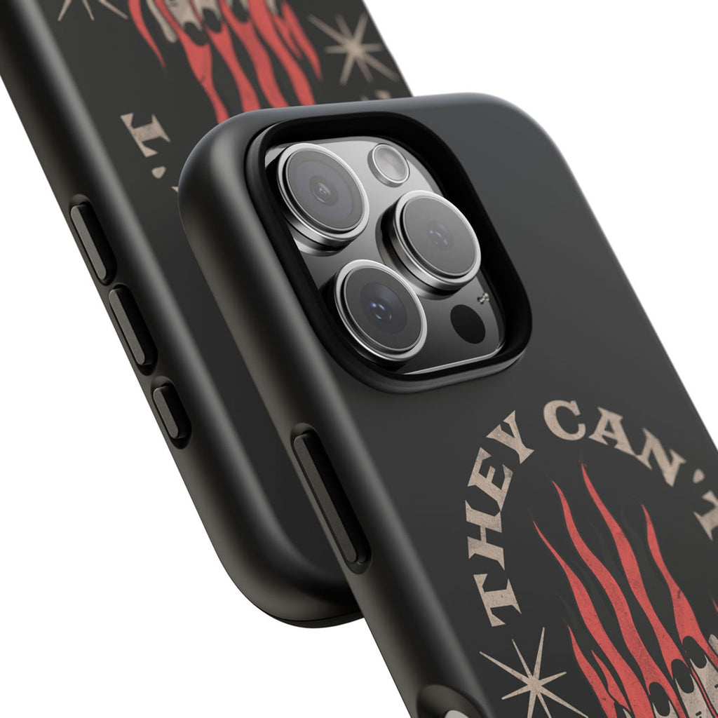 They Can’t Burn Us All Black iPhone Case – Protective Graphic Phone Cover & Gift