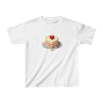 Retro Aesthetic Cake Baby Tee | Y2K Vintage Style Top