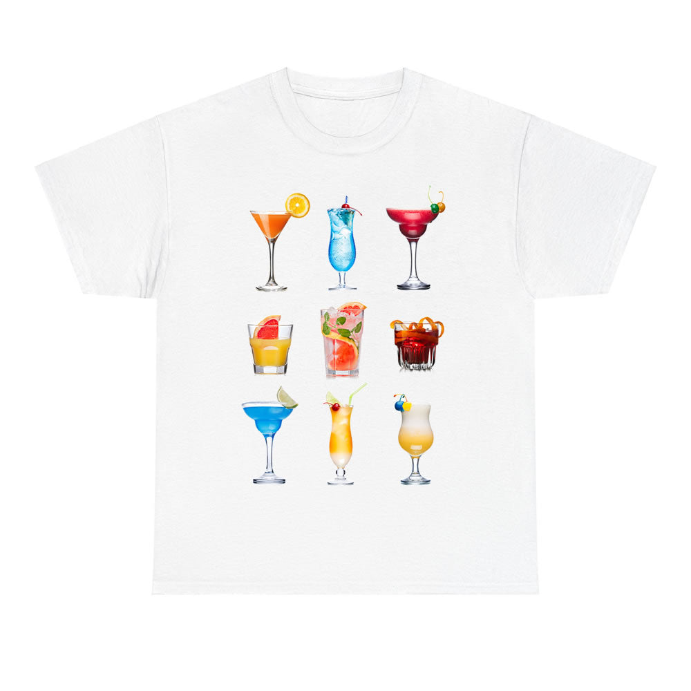 Cocktails Graphic T-shirt - printwithsky