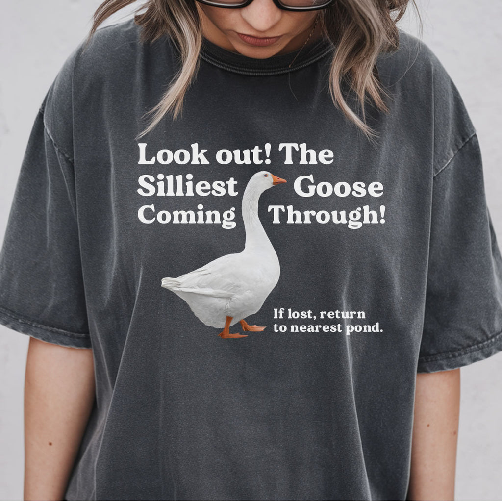 Crack Crack Silliest Goose Coming Through Comfort Colors® T-Shirt – Premium Comfort & Style