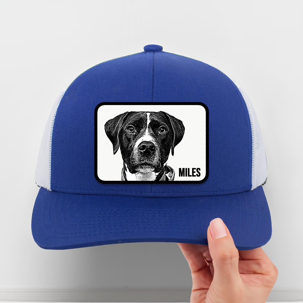 Custom Pet Patch Trucker Hat - printwithsky