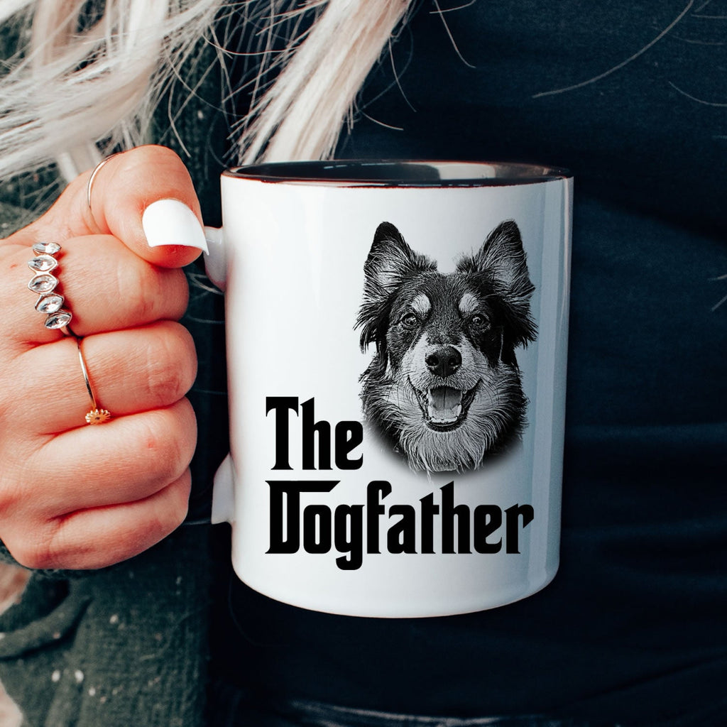 Custom The Dogfather Mug – Personalized Dog Photo Coffee Cup | Funny Dog Dad Gift, Unique Pet Lover Mug