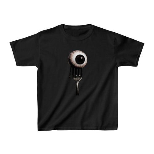 Eyeball Graphic Halloween 90s Baby Tee, Punk Grunge Streetwear Unisex Top - printwithsky