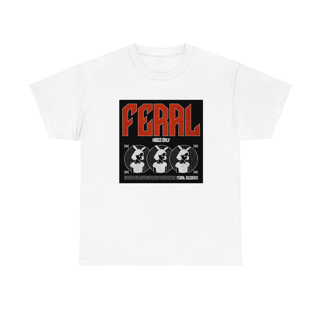 Feral Vibes Only T-Shirt | Funny Graphic Tee, Aesthetic Streetwear
