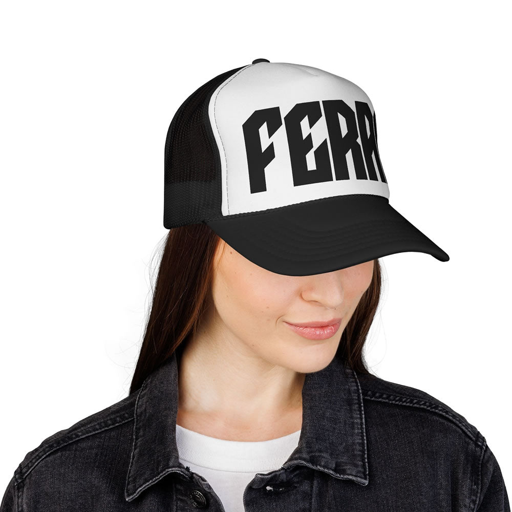 Feral Black Trucker Hat | Funny Streetwear Cap, Trendy Unisex Hat
