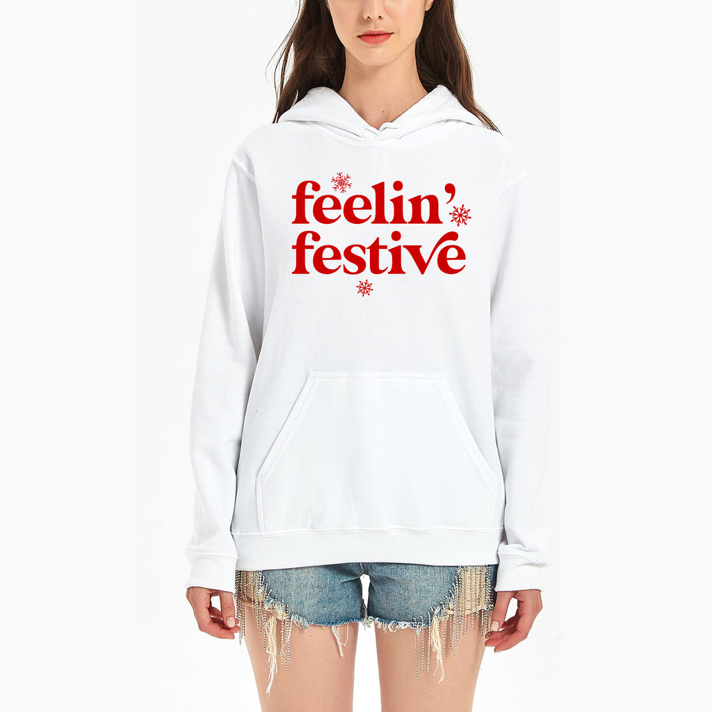 Feelin' Festive Hoodie- printwithsky