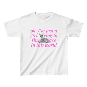 I'm Just A Girl Baby Tee - printwithsky