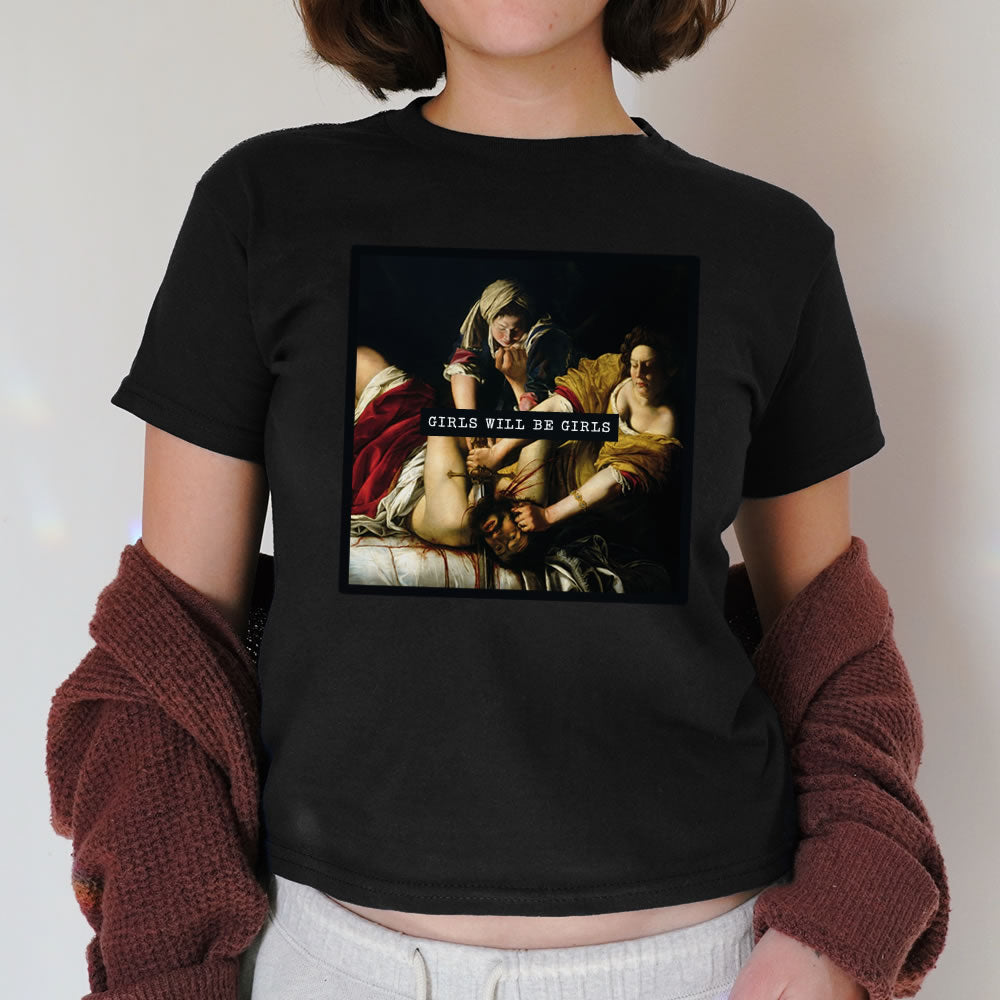 Girls Will Be Girls Judith beheading Holofernes Baby Tee