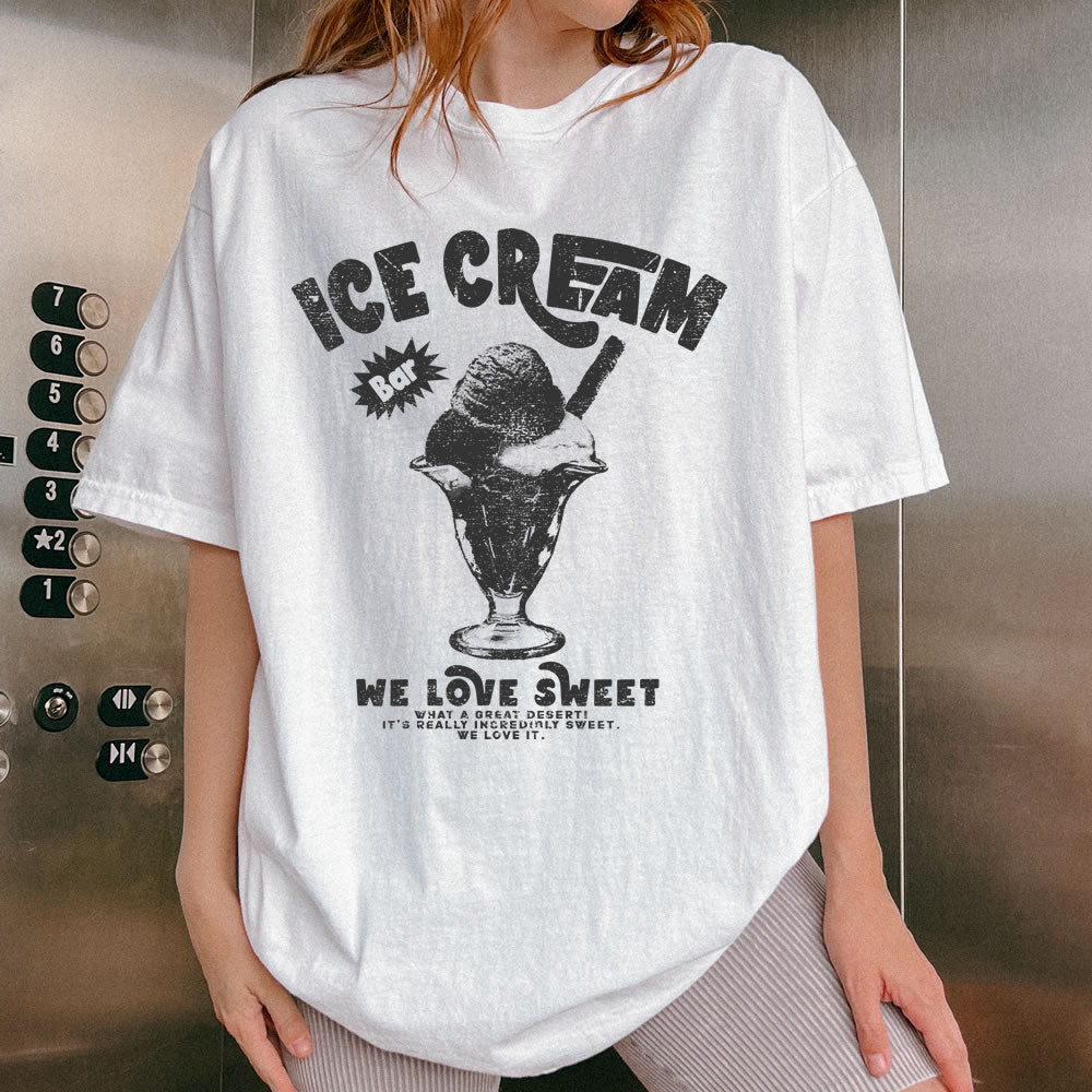 Ice Cream Bar T-shirt - printwithsky