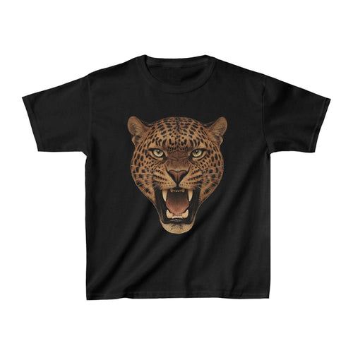 Leopard Graphic 90s Baby Tee | Vintage Animal Print Y2K Streetwear Top for Women - printwithsky