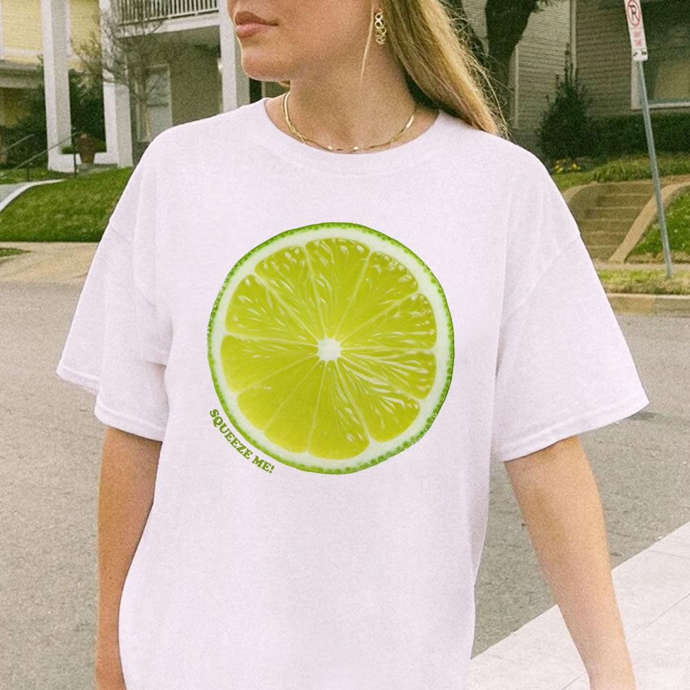 Lime Graphic T-shirt - printwithsky