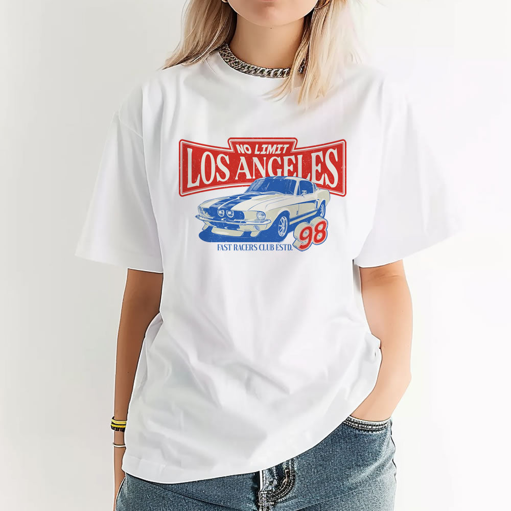 Classic Car Retro Graphic T-shirt - printwithsky