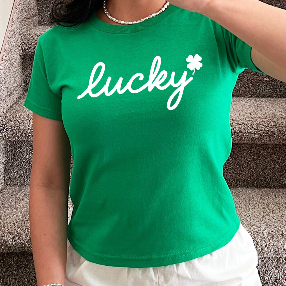 Lucky Baby Tee - printwithsky - St Patricks Day Shirt