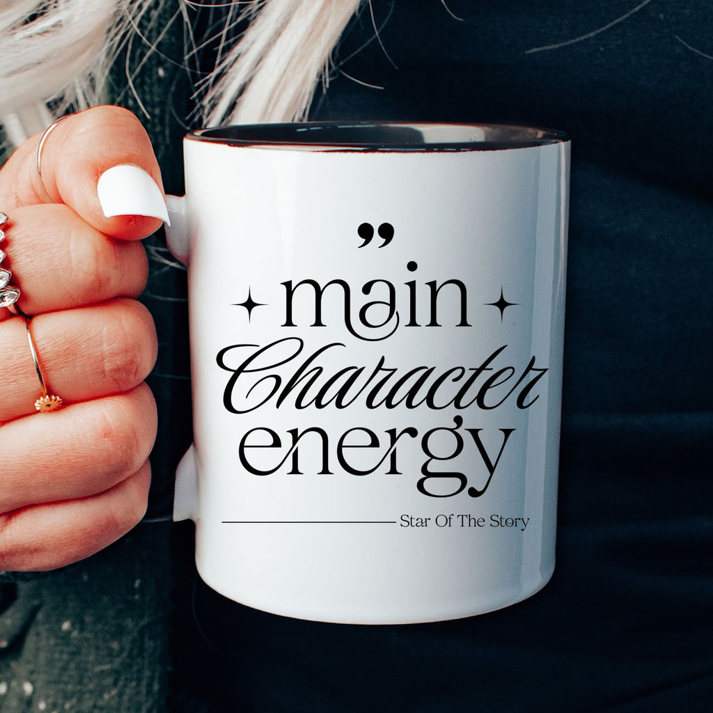 Main Character Energy Mug | Funny Coffee Mug | Trendy Aesthetic Gift