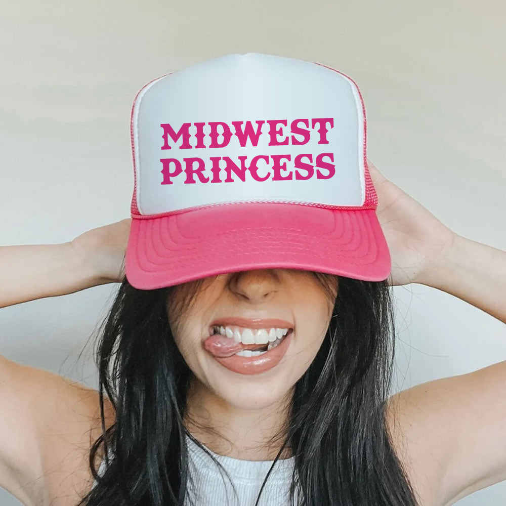 Midwest Princess Trucker Hat- printwithsky
