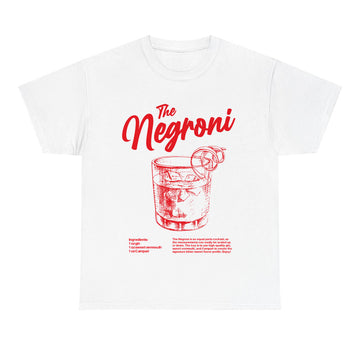 Negroni Cocktail T-shirt - printwithsky