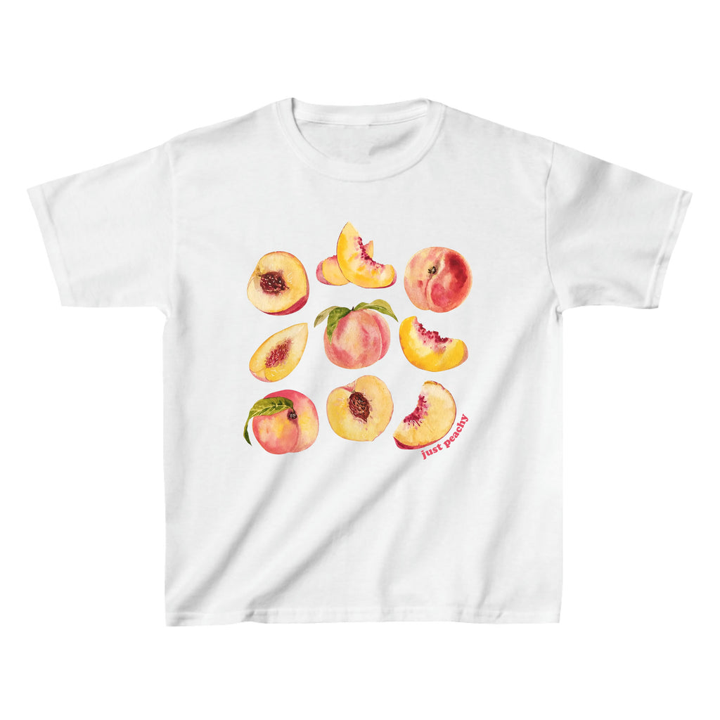 Peaches Baby Tee - printwithsky