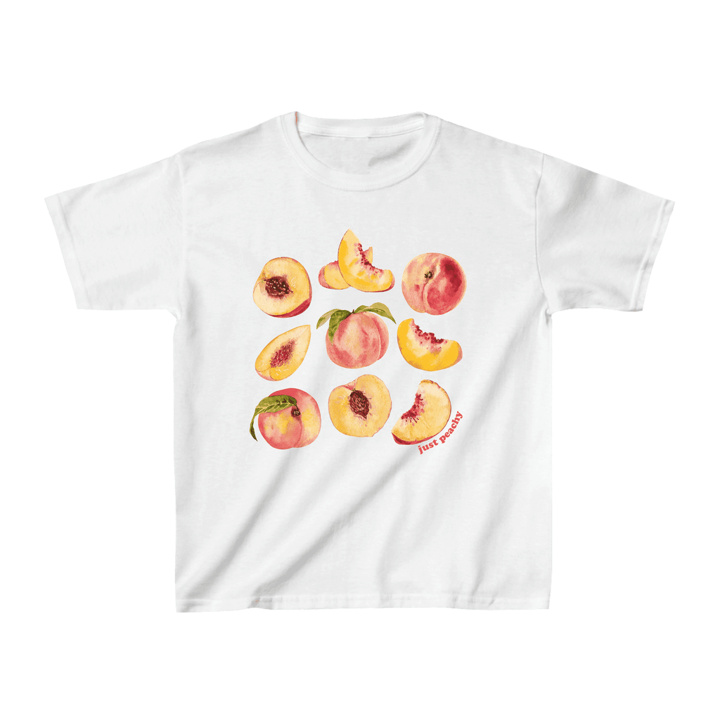Peaches Graphic Baby Tee - printwithSKY