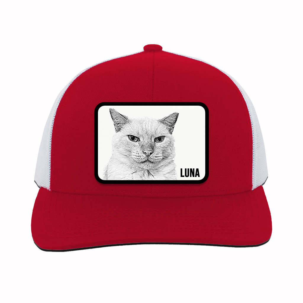 Custom Pet Patch Trucker Hat - printwithsky