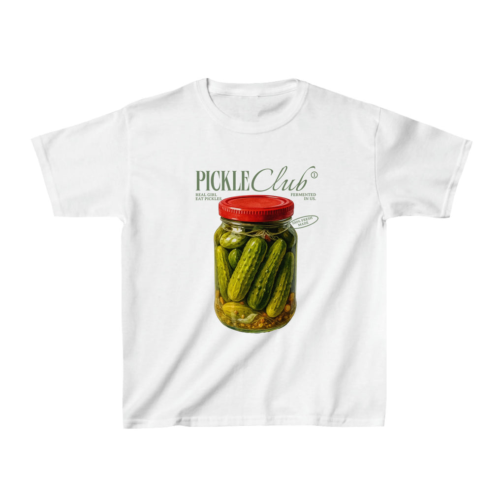 Pickle Club Baby Tee – 90s Y2K Graphic T-Shirt | Aesthetic Streetwear Top